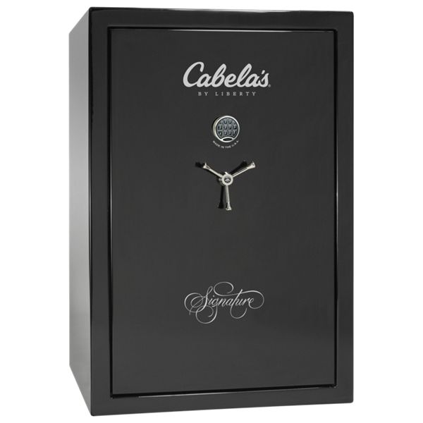 Cabela's Signature ELock 64Gun Safe Black Gloss Top Gun Safes