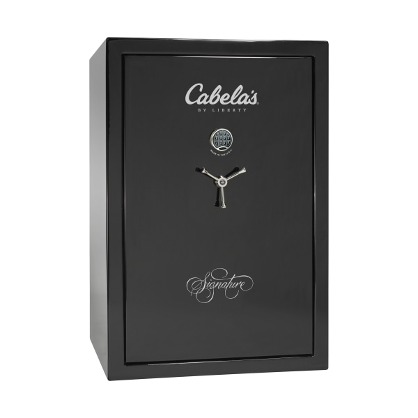 Cabela's Signature ELock 64Gun Safe Black Gloss Top Gun Safes