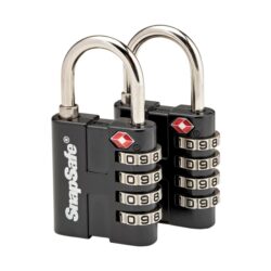 SnapSafe TSA Padlock 2-Pack