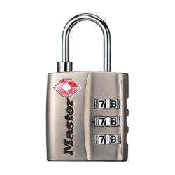 Master Lock 4680DNKL TSA Accepted Combo Lock - Nickel