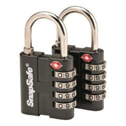 SnapSafe TSA Approved Combination Lock, 2 Pack