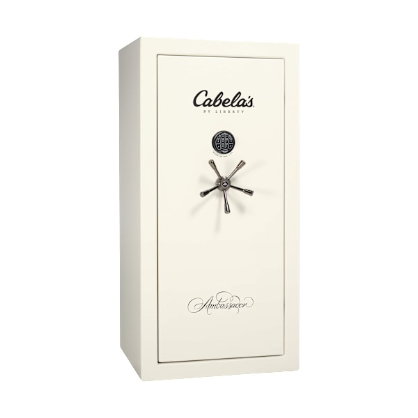 Cabela's Ambassador 29-Gun E-Lock Firearm Safe by Liberty - White Gloss