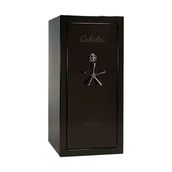 Cabela's Ambassador 29-Gun Mechanical-Dial Firearm Safe by Liberty - Black Gloss