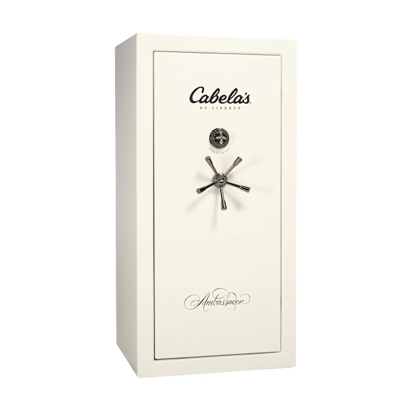 Cabela's Ambassador 29-Gun Mechanical-Dial Firearm Safe by Liberty - White Gloss