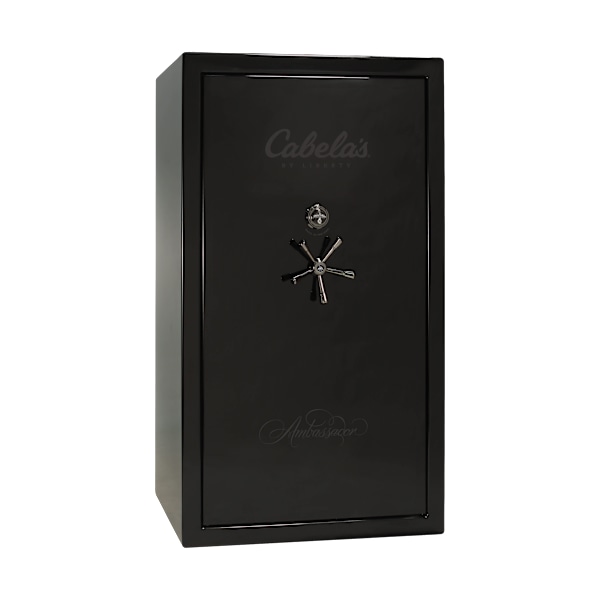 Cabela's Ambassador 50-Gun Mechanical-Dial Safe by Liberty - Black Gloss